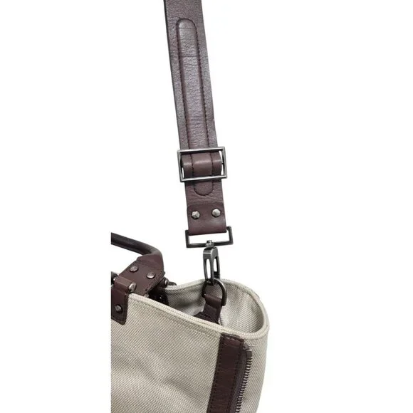 7 For All Mankind Ring Bucket Tote Shoulder Bag - Picture 7 of 16